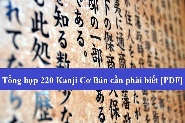 220 Kanji cơ bản