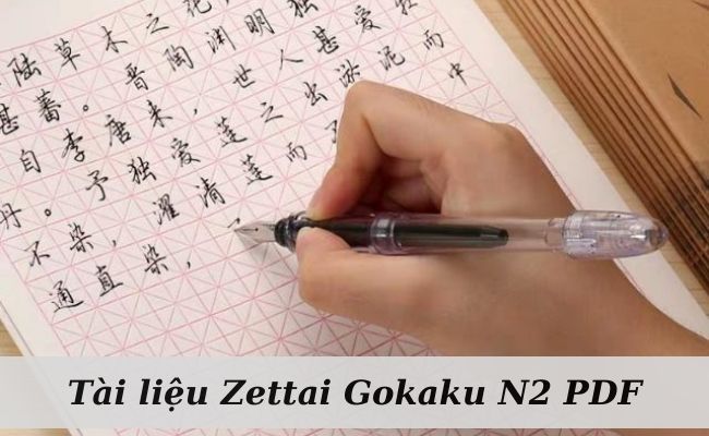 [Download] Ebook luyện thi Zettai Gokaku N2 PDF (Full)