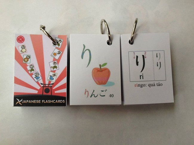 Flashcard bảng chữ cái Tiếng Nhật