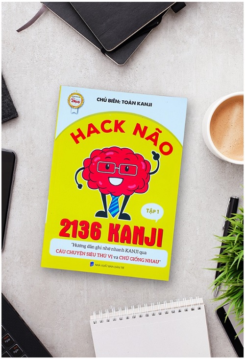 Download sách hack não 2136 Kanji tiếng Nhật PDF