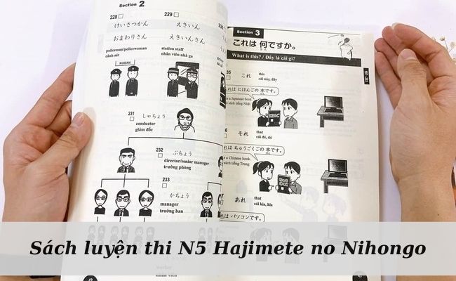 Sách N5 Hajimete no Nihongo PDF [Download]