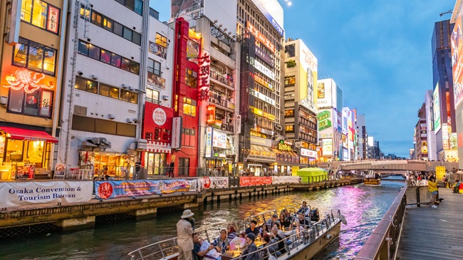 Osaka là thành phố hiếu khách, thân thiện