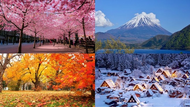Các mùa ở Nhật Bản